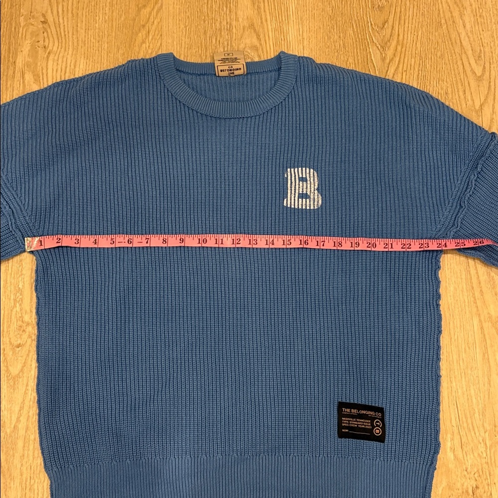 The Belonging Conference Church Merch Apparel Blue Sweater Unisex NWOT XL - Picture 12 of 14